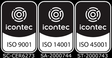 Certificaciones ISO 9001, ISO 14001, ISO 45001 — icontec